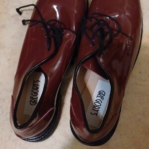 Gregory's(sold by Greory's) These Are Fred Segals Burgundy Patent Leather Shoes